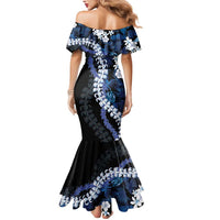 Polu Aloha Hawaii Lei Mermaid Dress Tropical Flowers Elegant Vibe - Polynesian Pride