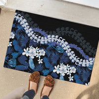 Polu Aloha Hawaii Lei Rubber Doormat Tropical Flowers Elegant Vibe - Polynesian Pride
