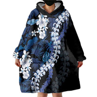 Polu Aloha Hawaii Lei Wearable Blanket Hoodie Tropical Flowers Elegant Vibe LT14 - Polynesian Pride