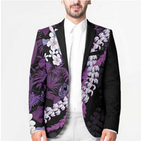 Poni Aloha Hawaii Lei Blazer Tropical Flowers Elegant Vibe - Polynesian Pride
