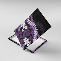 Poni Aloha Hawaii Lei Canvas Wall Art Tropical Flowers Elegant Vibe - Polynesian Pride