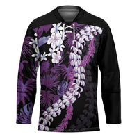 Poni Aloha Hawaii Lei Hockey Jersey Tropical Flowers Elegant Vibe - Polynesian Pride