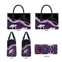 Poni Aloha Hawaii Lei Leather Bag Tropical Flowers Elegant Vibe - Polynesian Pride