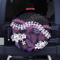 Poni Aloha Hawaii Lei Spare Tire Cover Tropical Flowers Elegant Vibe - Polynesian Pride
