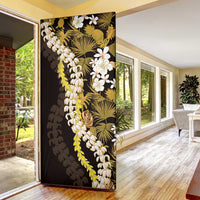 Kula Aloha Hawaii Lei Door Cover Tropical Flowers Elegant Vibe - Polynesian Pride
