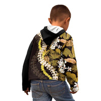 Kula Aloha Hawaii Lei Kid Hoodie Tropical Flowers Elegant Vibe - Polynesian Pride