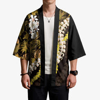 Kula Aloha Hawaii Lei Kimono Tropical Flowers Elegant Vibe - Polynesian Pride