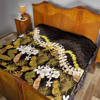 Kula Aloha Hawaii Lei Quilt Tropical Flowers Elegant Vibe - Polynesian Pride