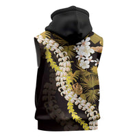 Kula Aloha Hawaii Lei Sleeveless Zip Hoodie Tropical Flowers Elegant Vibe LT14 - Polynesian Pride