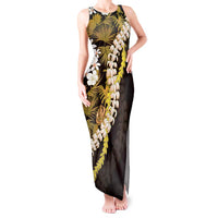 Kula Aloha Hawaii Lei Tank Maxi Dress Tropical Flowers Elegant Vibe - Polynesian Pride