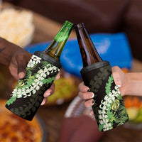 Omaomao Aloha Hawaii Lei 4 in 1 Can Cooler Tumbler Tropical Flowers Elegant Vibe - Polynesian Pride
