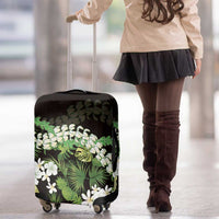 Omaomao Aloha Hawaii Lei Luggage Cover Tropical Flowers Elegant Vibe - Polynesian Pride