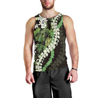 Omaomao Aloha Hawaii Lei Men Tank Top Tropical Flowers Elegant Vibe - Polynesian Pride