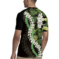 Omaomao Aloha Hawaii Lei Rugby Jersey Tropical Flowers Elegant Vibe - Polynesian Pride