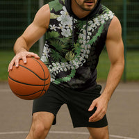 Omaomao Aloha Hawaii Lei Sleeveless Hoodie Tropical Flowers Elegant Vibe - Polynesian Pride