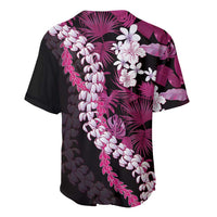 Akala Aloha Hawaii Lei Baseball Jersey Tropical Flowers Elegant Vibe - Polynesian Pride