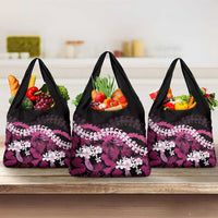 Akala Aloha Hawaii Lei Grocery Bag Tropical Flowers Elegant Vibe - Polynesian Pride