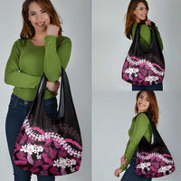 Akala Aloha Hawaii Lei Grocery Bag Tropical Flowers Elegant Vibe - Polynesian Pride