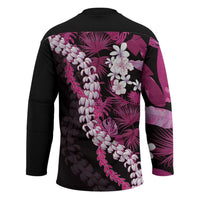 Akala Aloha Hawaii Lei Hockey Jersey Tropical Flowers Elegant Vibe - Polynesian Pride