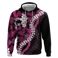Akala Aloha Hawaii Lei Hoodie Tropical Flowers Elegant Vibe - Polynesian Pride