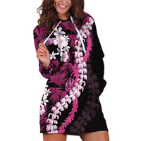Akala Aloha Hawaii Lei Hoodie Dress Tropical Flowers Elegant Vibe - Polynesian Pride