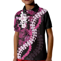 Akala Aloha Hawaii Lei Kid Polo Shirt Tropical Flowers Elegant Vibe - Polynesian Pride