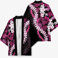 Akala Aloha Hawaii Lei Kimono Tropical Flowers Elegant Vibe - Polynesian Pride