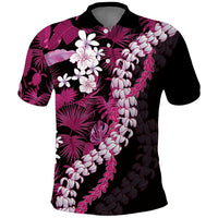 Akala Aloha Hawaii Lei Polo Shirt Tropical Flowers Elegant Vibe - Polynesian Pride