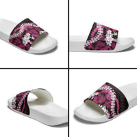 Akala Aloha Hawaii Lei Slide Sandals Tropical Flowers Elegant Vibe - Polynesian Pride
