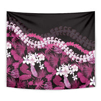 Akala Aloha Hawaii Lei Tapestry Tropical Flowers Elegant Vibe - Polynesian Pride