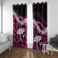 Akala Aloha Hawaii Lei Window Curtain Tropical Flowers Elegant Vibe - Polynesian Pride