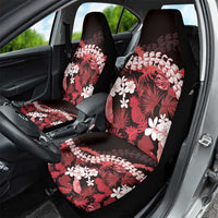 Ulaula Aloha Hawaii Lei Car Seat Cover Tropical Flowers Elegant Vibe - Polynesian Pride