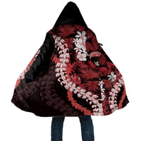 Ulaula Aloha Hawaii Lei Cloak Tropical Flowers Elegant Vibe - Polynesian Pride