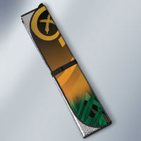 Vanuatu Independence Day Auto Sun Shade Chibi Boar Proud To Be A Ni-Van