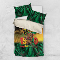 Vanuatu Independence Day Bedding Set Chibi Boar Proud To Be A Ni-Van