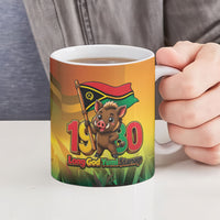 Vanuatu Independence Day Ceramic Mug Chibi Boar Proud To Be A Ni-Van