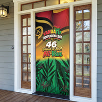 Vanuatu Independence Day Door Cover Chibi Boar Proud To Be A Ni-Van
