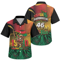 Vanuatu Independence Day Family Matching Off Shoulder Short Dress and Hawaiian Shirt Chibi Boar Proud To Be A Ni-Van LT14 Son's Shirt Multicolor - Polynesian Pride