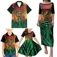 Vanuatu Independence Day Family Matching Puletasi and Hawaiian Shirt Chibi Boar Proud To Be A Ni-Van LT14 - Polynesian Pride