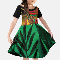 Vanuatu Independence Day Family Matching Summer Maxi Dress and Hawaiian Shirt Chibi Boar Proud To Be A Ni-Van