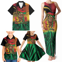 Vanuatu Independence Day Family Matching Tank Maxi Dress and Hawaiian Shirt Chibi Boar Proud To Be A Ni-Van LT14 - Polynesian Pride