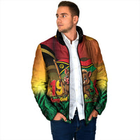 Vanuatu Independence Day Padded Jacket Chibi Boar Proud To Be A Ni-Van