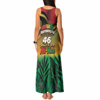 Vanuatu Independence Day Tank Maxi Dress Chibi Boar Proud To Be A Ni-Van LT14 - Polynesian Pride