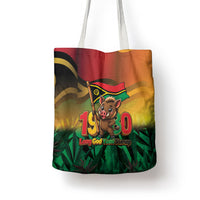 Vanuatu Independence Day Tote Bag Chibi Boar Proud To Be A Ni-Van