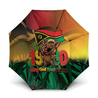 Vanuatu Independence Day Umbrella Chibi Boar Proud To Be A Ni-Van