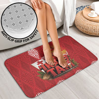 Tonga Rugby Custom Bathroom Set 2026 Go Ikale Tahi Ngatu Pattern