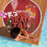 Tonga Rugby Custom Beach Blanket 2026 Go Ikale Tahi Ngatu Pattern
