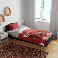 Tonga Rugby Custom Bedding Set 2026 Go Ikale Tahi Ngatu Pattern