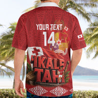 Tonga Rugby Custom Hawaiian Shirt 2026 Go Ikale Tahi Ngatu Pattern LT14 - Polynesian Pride