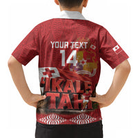 Tonga Rugby Custom Hawaiian Shirt 2026 Go Ikale Tahi Ngatu Pattern LT14 - Polynesian Pride